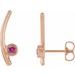 Bezel-Set Ear Climbers