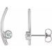 Bezel-Set Ear Climbers