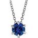 Solitaire Necklace or Slide Pendant