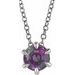 Solitaire Necklace or Slide Pendant