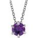 Solitaire Necklace or Slide Pendant