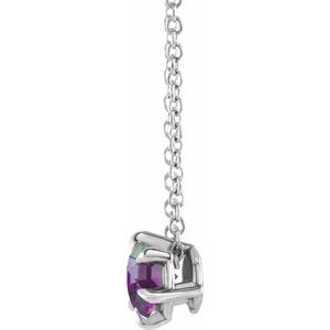 Solitaire Necklace or Slide Pendant