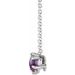 Solitaire Necklace or Slide Pendant