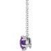 Solitaire Necklace or Slide Pendant