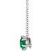 Solitaire Necklace or Slide Pendant