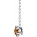 Solitaire Necklace or Slide Pendant