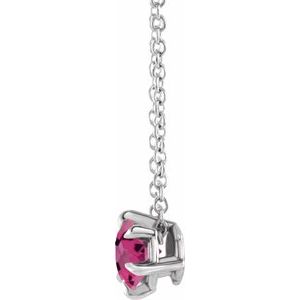 Solitaire Necklace or Slide Pendant