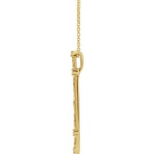 Vintage-Inspired Bar Necklace or Pendant