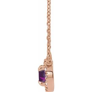 French-Set Halo-Style Necklace or Center