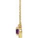 French-Set Halo-Style Necklace or Center