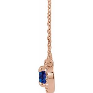 French-Set Halo-Style Necklace or Center