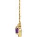 French-Set Halo-Style Necklace or Center