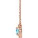 French-Set Halo-Style Necklace or Center