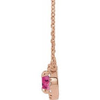 French-Set Halo-Style Necklace or Center