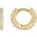 Accented Huggie Earrings