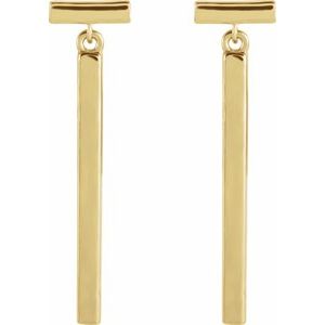 Articulated Bar Earrings