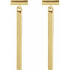 Articulated Bar Earrings