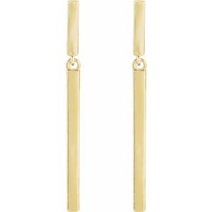 Articulated Bar Earrings