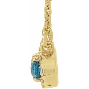 French-Set Halo-Style Necklace or Center