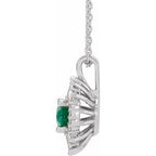 Halo-Style Necklace or Pendant
