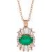 Halo-Style Necklace or Pendant