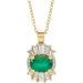 Halo-Style Necklace or Pendant