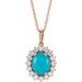 Halo-Style Necklace or Pendant