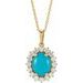 Halo-Style Necklace or Pendant