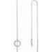 Geometric Threader Earrings