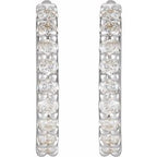 Accented Huggie Earrings