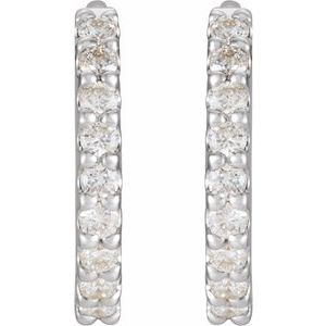 Accented Huggie Earrings