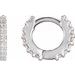 Accented Huggie Earrings
