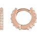 Accented Huggie Earrings