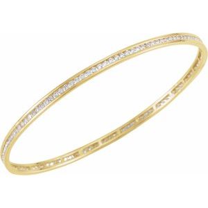 Accented Stackable Bangle Bracelet