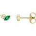 Accented Bezel-Set Earrings