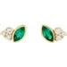 Accented Bezel-Set Earrings