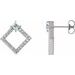 Accented Geometric Earrings