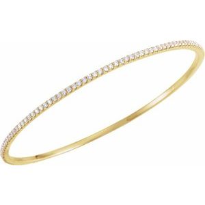 Accented Bangle Bracelet
