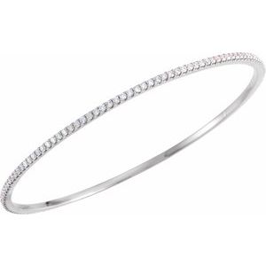 Accented Bangle Bracelet