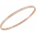 Accented Stackable Bangle Bracelet