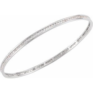 Accented Stackable Bangle Bracelet