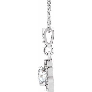 Halo-Style Necklace or Pendant