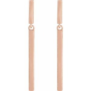 Articulated Bar Earrings