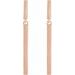 Articulated Bar Earrings