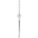 Script Initial Necklace or Center