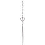 Script Initial Necklace or Center