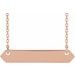 Engravable Geometric Necklace