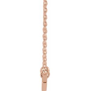 Engravable Geometric Necklace