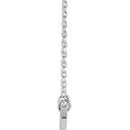 Engravable Geometric Necklace