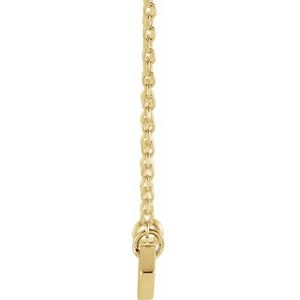 Engravable Geometric Necklace
